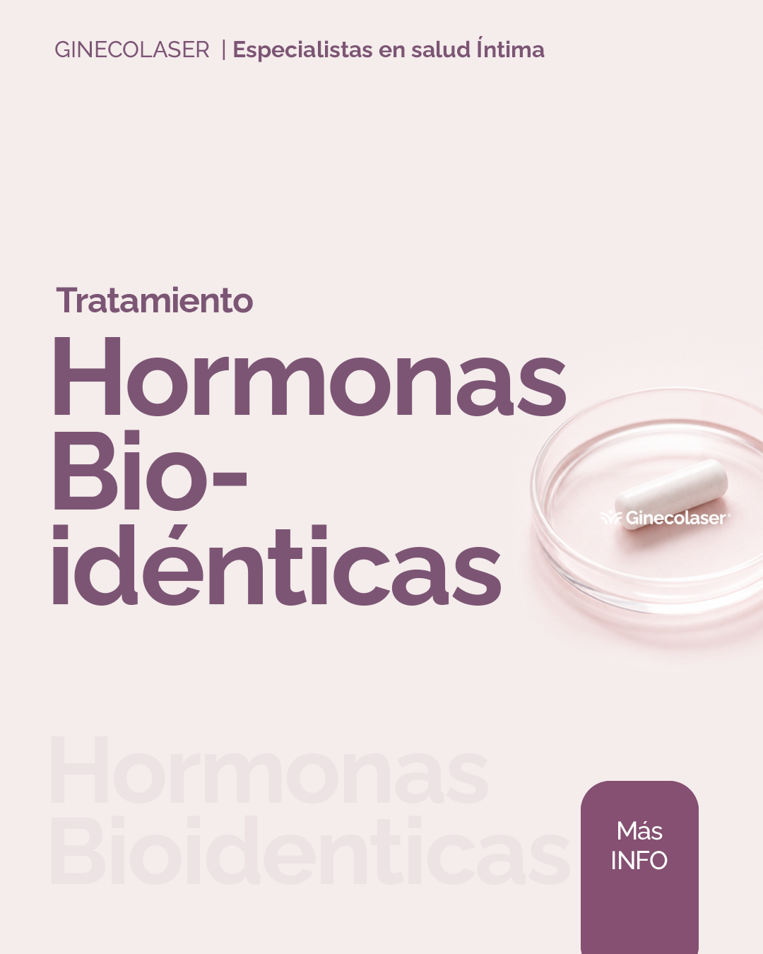 Hormonas bioidénticas (pellet) 